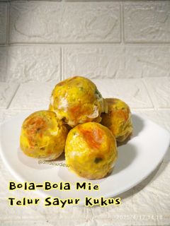 Foto resep *Bola-Bola Mie Telur Sayur Kukus*