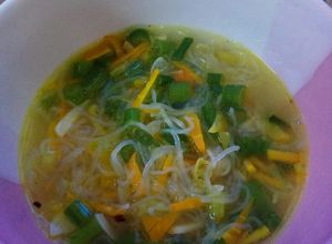Foto resep Sup bihun kaldu jamur totole