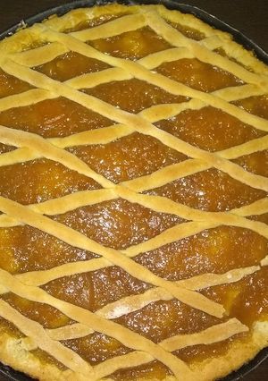 Una foto de Pasta frola! Masa sobrante para galletas pepa. Dulce de batata ♥