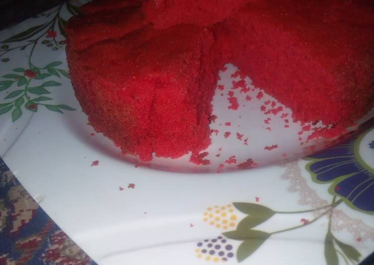 Simple Way to Make Speedy Red velvet cake