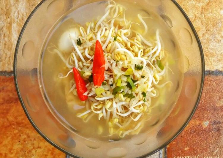 Rahasia Membuat Tateta (tauge,telor,tahu) kuah bawang_6, Enak Banget