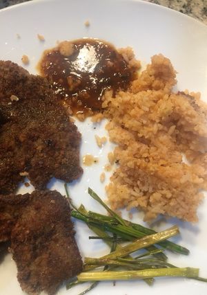 Una foto de Arroz rojo Fácil