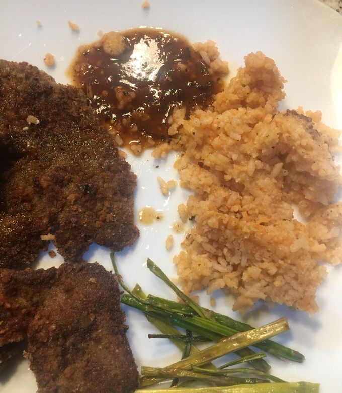 Una foto de Arroz rojo Fácil
