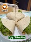 👩‍🍳Spicy Chicken Quarter Wrap