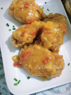 Foto resep Ayam krispy saus Telur Asin