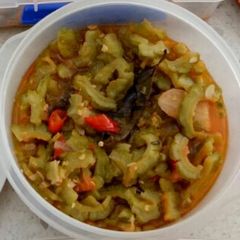 A picture of Stir Fried Bitter Melon *Vegan.