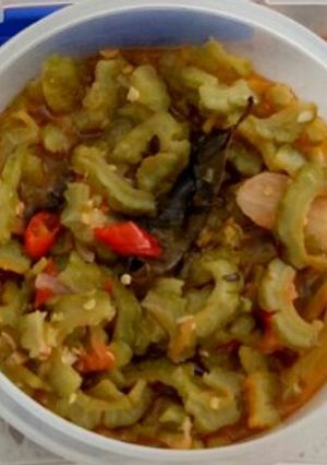 A picture of Stir Fried Bitter Melon *Vegan.