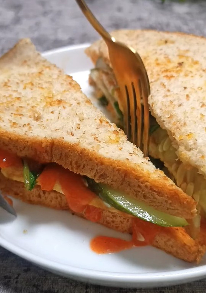 Foto resep Simply Spinach Toast