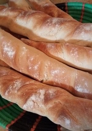 صورة لوصفة خبز الباڨيت