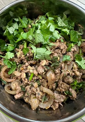 รูปของ ลาบหมูคั่ว