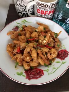 Foto resep Udang goreng telur asin
