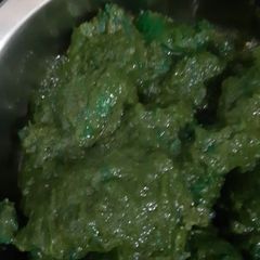 A picture of Green chicken recipe.
