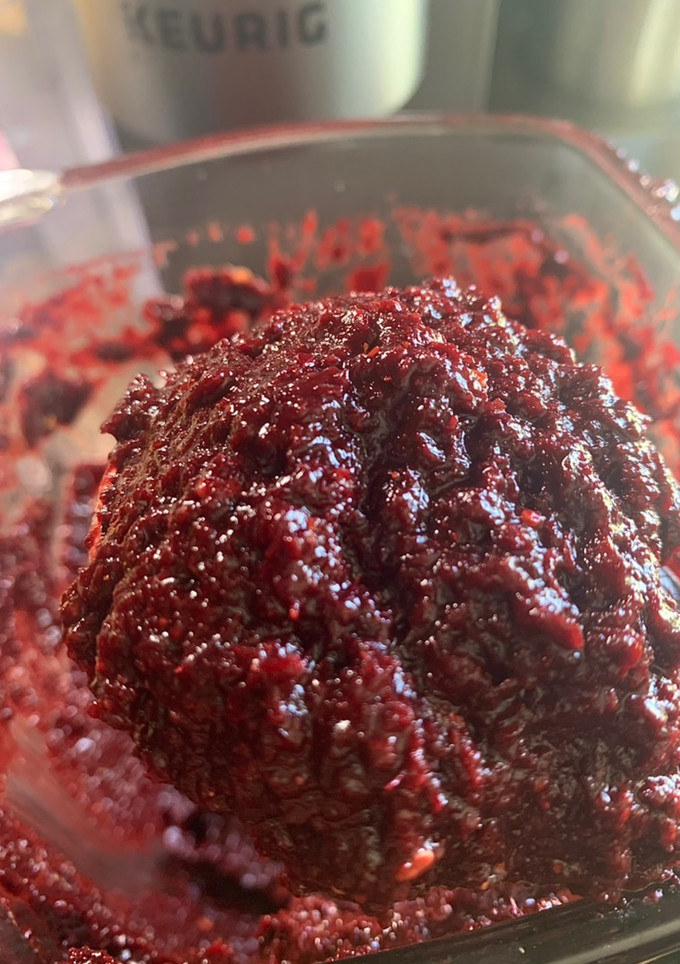 Una foto de Chamoy de Jamaica low carb 👍🏼😋