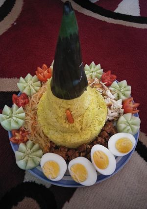 Foto resep Nasi Tumpeng Mini Fatih 1 tahun