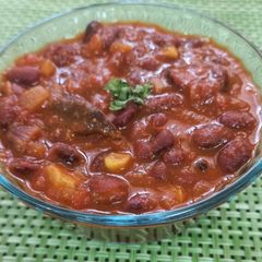 A picture of Punjabi Style Rajma.