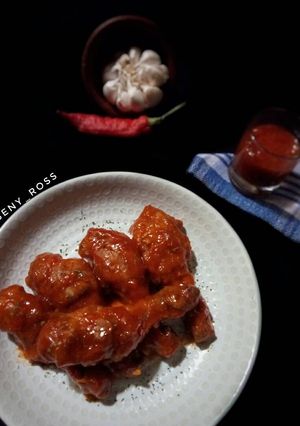 Foto resep Spicy Fire Chicken ala recheese (ayam saos pedas)