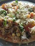 চিজি বেল-পেপার পিৎজা (Cheese bell pepper pizza,recipe in Bengali)