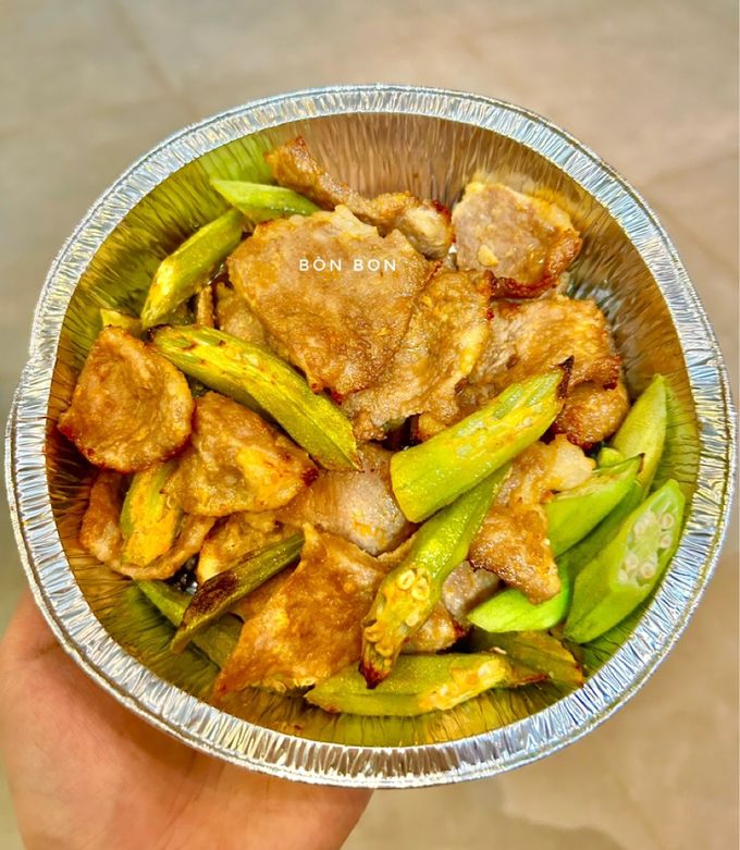 Hình của món Vú Heo Nướng Chao.