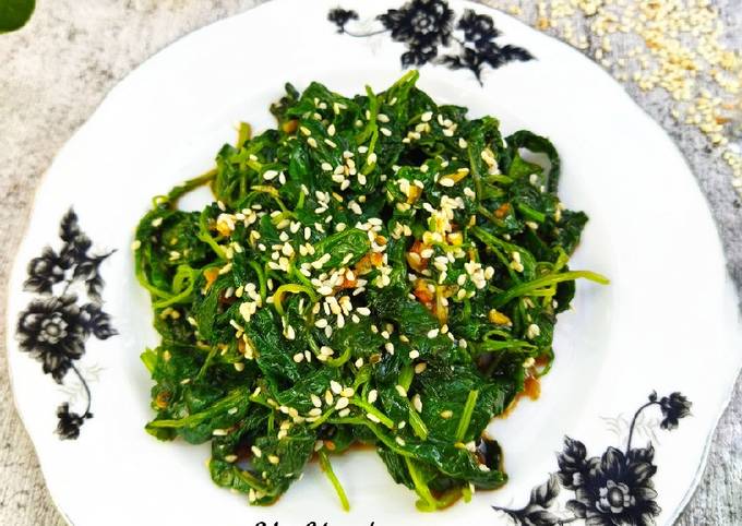 Resep Salad Bayam Korea