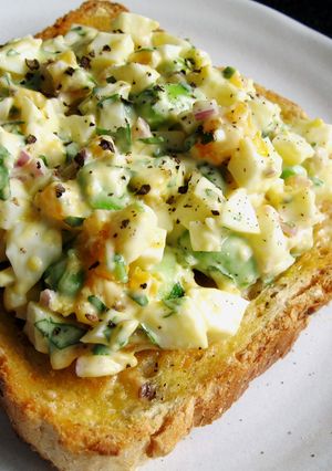 A picture of Edamame & Egg Salad.