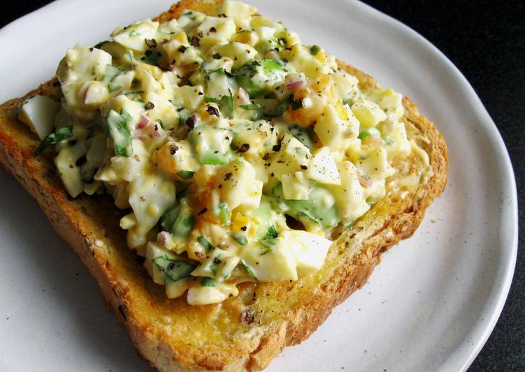 Steps to Prepare Perfect Edamame & Egg Salad