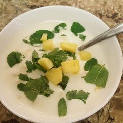 A picture of Pineapple raita.