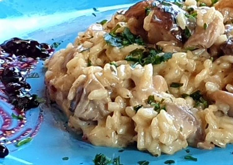 Recipe of Perfect Risotto con mix porcini al prosecco