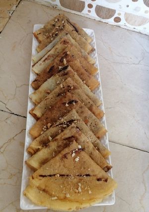 صورة لوصفة كريب بالشوكولاته والكاوكاو
