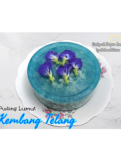 Foto resep Puding Lumut Kembang Telang