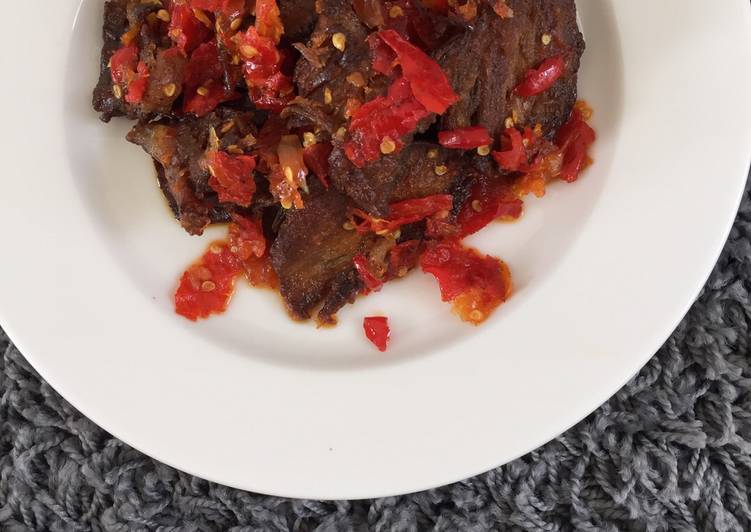 Anti Ribet, Buat Dendeng Balado Anti Gagal