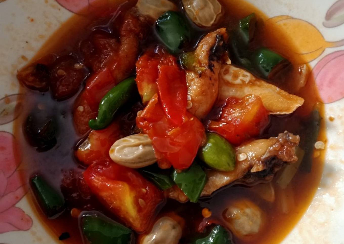 Tumis Ikan asin Pete