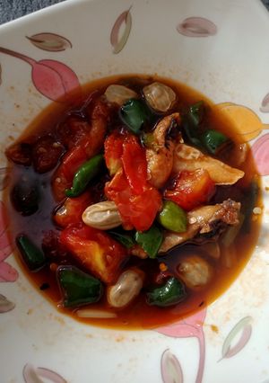 Foto resep Tumis Ikan asin Pete