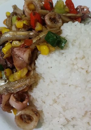Foto resep Tumis Cumi Asin dari Surga