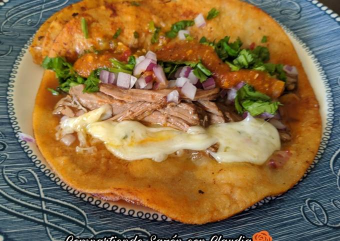 Quesadillas de birria ? Receta de Compartiendo sazón con Claudia ?.-  Cookpad