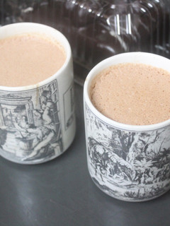 Una foto de Batido de plátano con canela