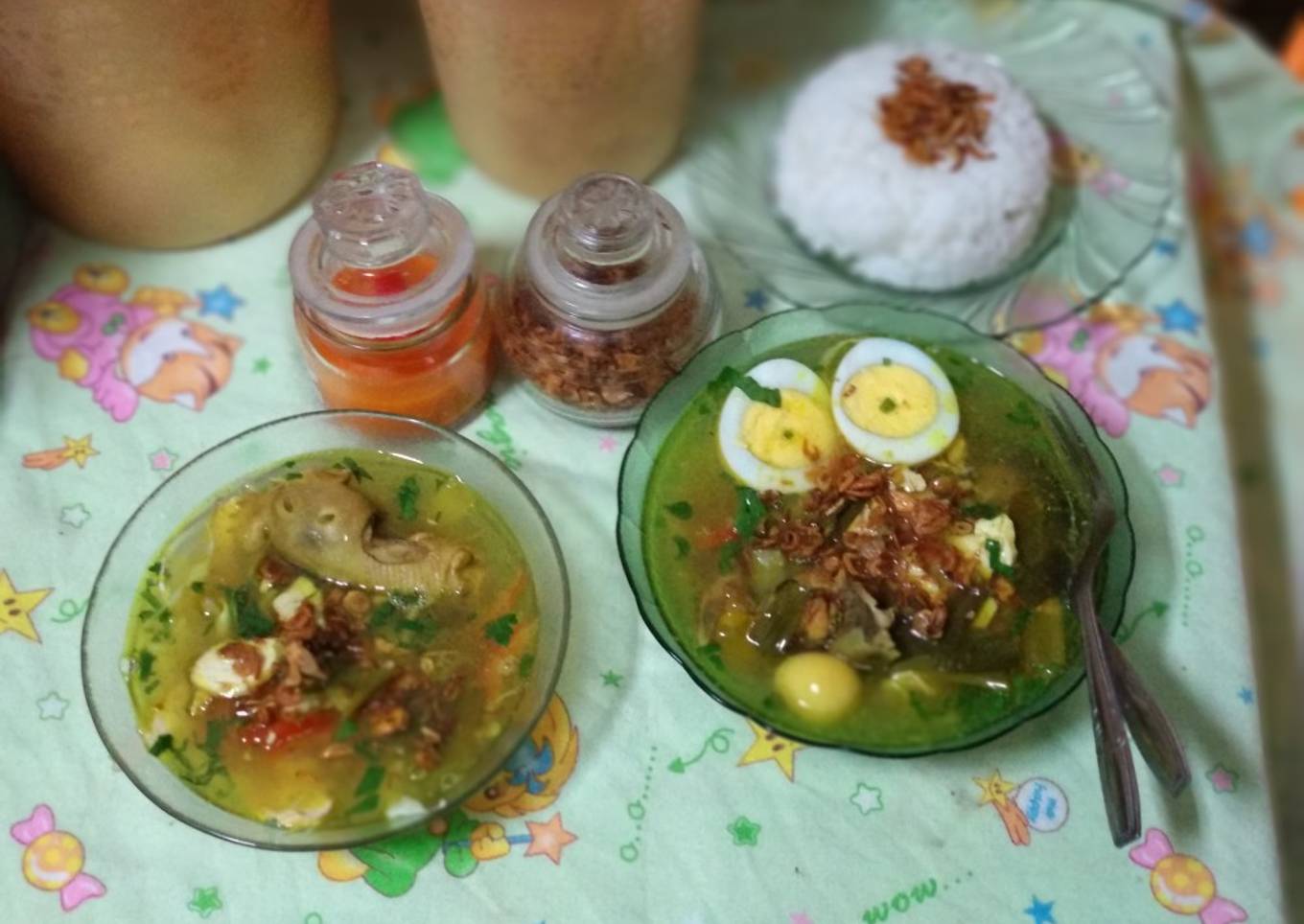 Soto ayam bening (ala Emak)