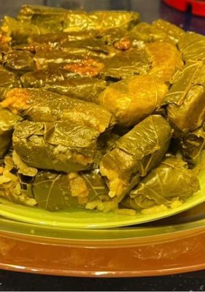 صورة لوصفة محشي ورق عنب ولا اروع