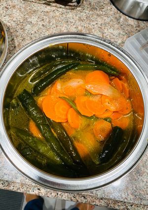 Una foto de Chile en escabeche