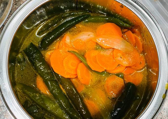 Chile en escabeche Receta de annabella - Cookpad