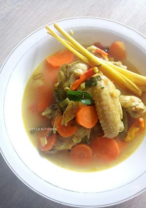 Foto resep Aseman Ayam kuah segar