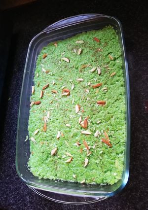 A picture of Dudhi halwa(gourd halwa).