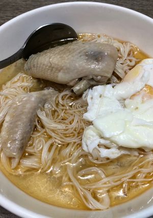 麻油雞麵線 的食譜成品照片