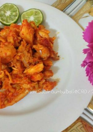Foto resep Ayam Suwir Bumbu Bali