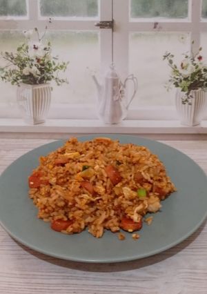 Foto resep Nasi Goreng Merah Khas Makassar