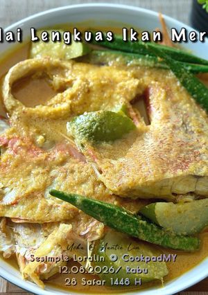 Gambar Gulai Lengkuas Ikan Merah