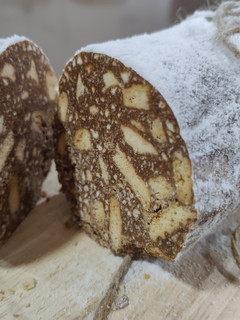 Una foto de Salame de Chocolate