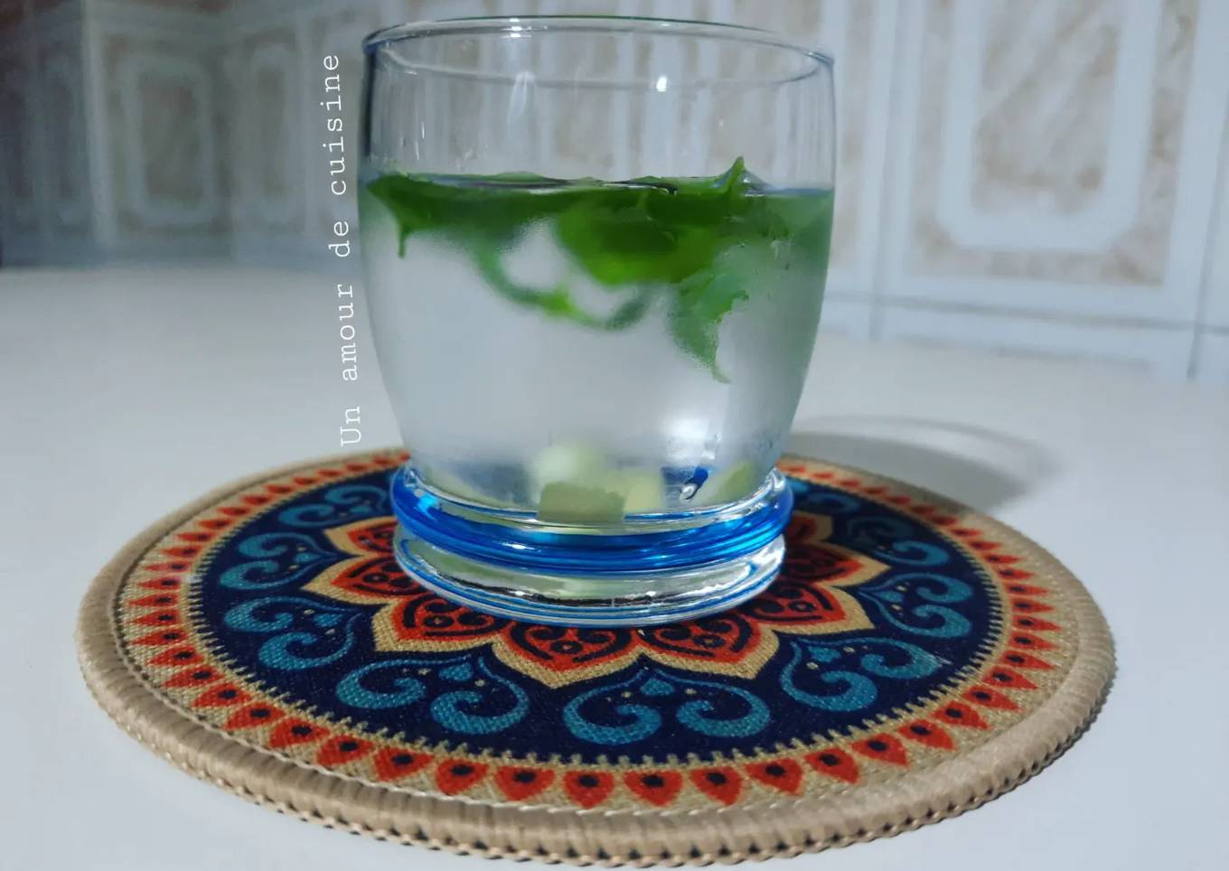 Eau détox gingembre menthe 🍹