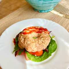 Fitnessz szénhidrátcsökkentett bagel/zsemle quarkból🥯❕-レシピのメイン写真