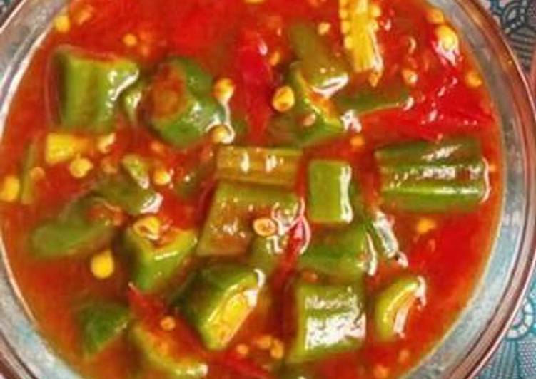 Simple Way to Prepare Favorite Stewed Okra