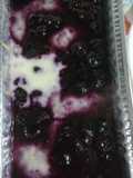 Postre de arándanos tres leches